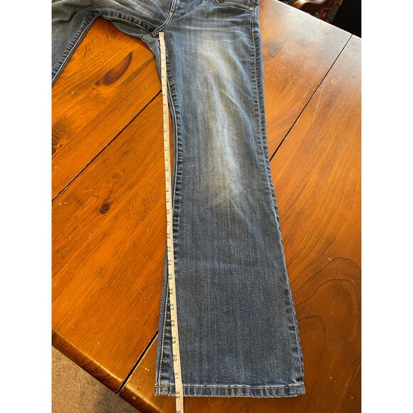 Kut from the Kloth Womens Jeans Size 10 Farrah Baby Bootcut Blue Denim Stretch - Picture 12 of 12